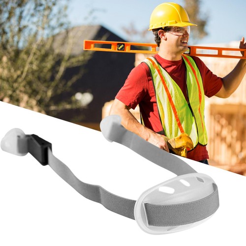 Safety Hat Chin Strap Cupped Chin Strap Detachable Adjustable Loops Hockey Sport - Picture 9 of 14