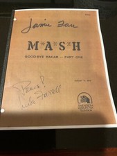 Classic Script set MASH - Goodbye Radar Parts 1 & 2 - ALAN ALDA  GARY BURGHOFF