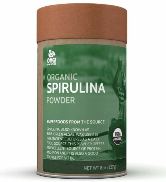 OMG Superfoods Organic Spirulina Powder 100 Pure USDA Certified