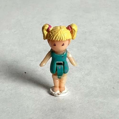 Vintage Bluebird Polly Pocket 1992 Dolphin Pen Pal Tiny Tina Doll Figure Only