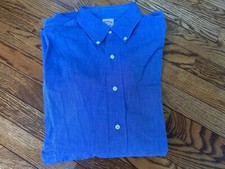 Men's Brooks Brothers Blue Dress Shirt, Size 16-33