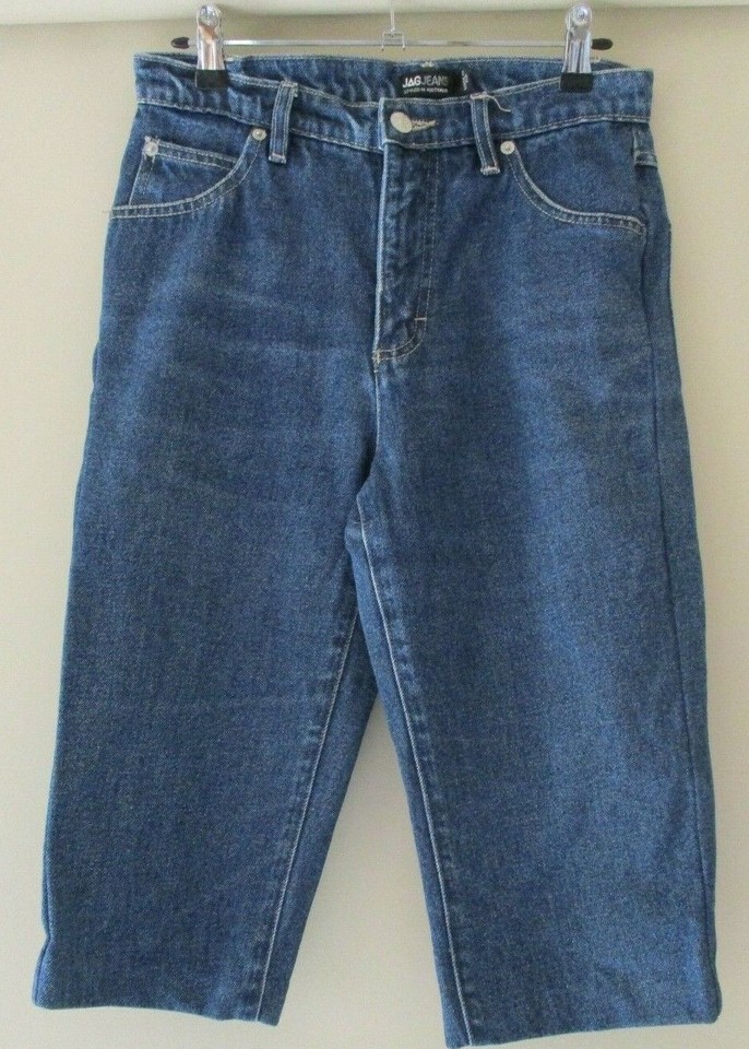 Jag Jeans Women's Cotton Denim Cargo Knee Length Shorts Ladies Girls Size 10