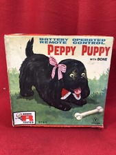 Rosko Battery Operated Peppy Puppy Made In Japan