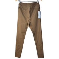 Girlfriend Collective High Rise Compression Leggings Deep Earth Brown Large NWT