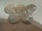 Lot of 5 Silver 2024 American Eagle 1 oz. Fine .999 US oz Coins