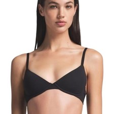 Skims Fits Everybody Scoop Plunge Bra - NWT - Black - 34dddd