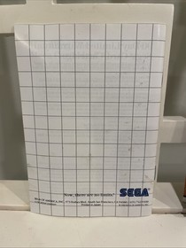 Pro Wrestling (Sega Master System, 1986) Manual, Insert, Box Authentic Tested