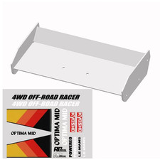 Aluminum Alloy Rear Spoilers Wing for Kyosho Optima Mid Upgrade Accessories