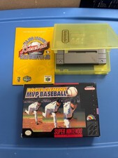 Roger Clemens' MVP Baseball SNES Super Nintendo Game w/ Original Box & Manual