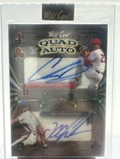 2024 Chase Burns Dwight Gooden Noah Schultz Andrew Painter Quad Auto Rare 1/1