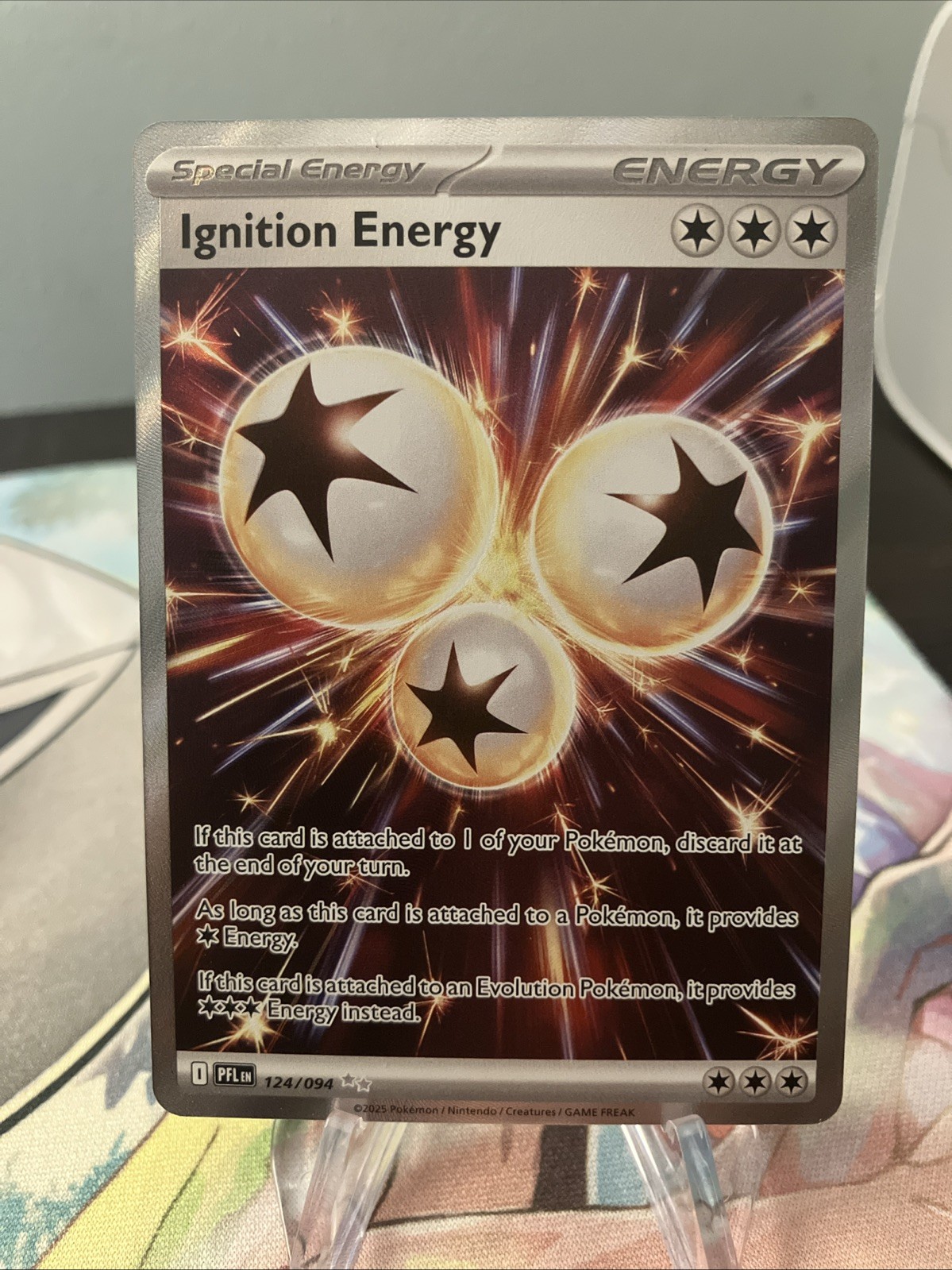 Pokémon Phantasmal Flames Ignition Energy 124/094 NM *PACK FRESH*