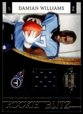 2010 Plates & Patches Damian Williams Rookie Blitz Jersey #/299 Titans