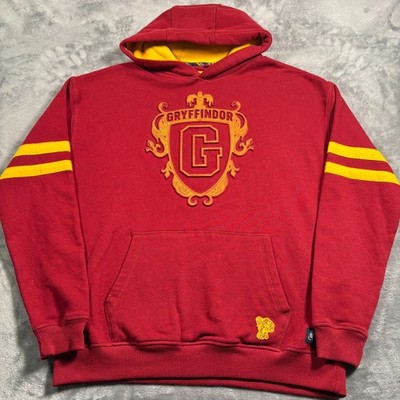 Vintage Wizarding World M&S Harry Potter Gryffindor Hoodie Mens Large Red