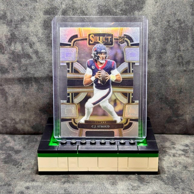 2023 Panini Select - Concourse C.J. Stroud #41 Silver Prizm Die-Cut (RC) Texans