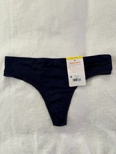 NEW Warners No Pinching No Problems Thong Women’s Blue Thong Size Medium 6