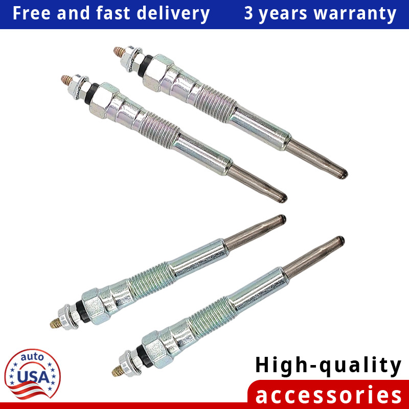 4PCS Glow Plugs For Toyota Land Cruiser Prado Engines Replace 19850-67030