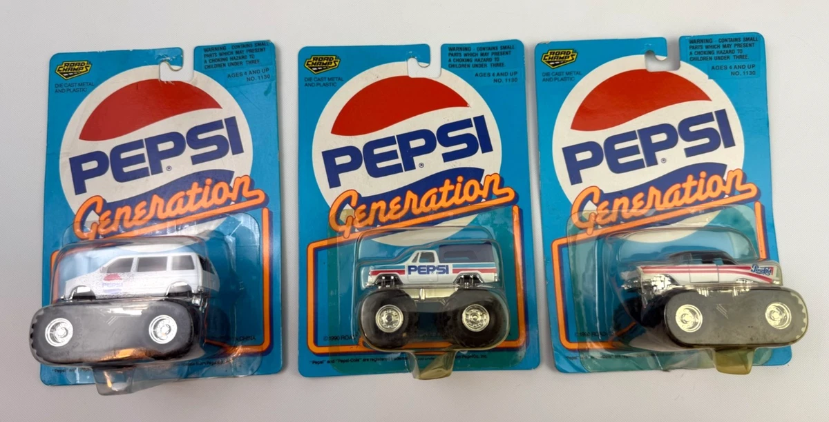 ペプシ Road Champs Plastic 1:64 Scale Diecast Cars, Trucks & Vans for