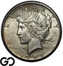 1925-S Peace Dollar, Toned Choice XF++/AU San Francisco Peace Silver Dollar