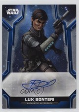 2020 Topps Star Wars Holocron Blue 6/50 Jason Spisak as Lux Bonteri Auto 0ui5