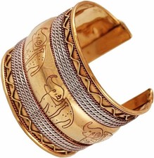Antique Copper Bracelet Peace Chakra Yoga Women And Girls Jewelry for Gift