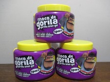 Lot of 3 Moco De Gorila SPORT 9.5 oz jar snot gel