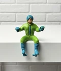 Vintage 1971 Hot Wheels RRRumblers High Tailer Rider Figure Redline Era Green