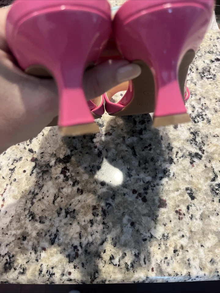 Горки на каблуке для котят Nine West розовые размер 8 М - Изображение 4 из 4