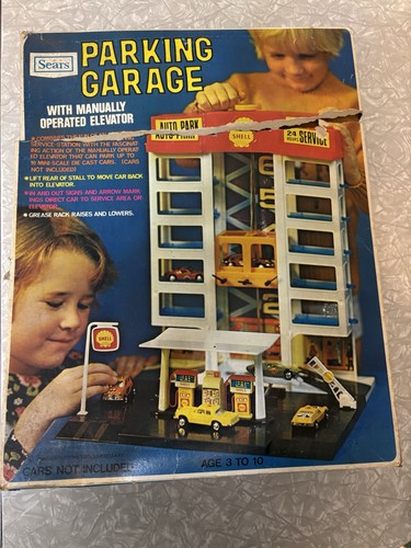 Vintage Sears Shell Gas Station & Parking Garage. 49-58415. 6 Story Manual Rise