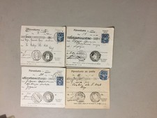 Four 1925,1926,1927,1928 Latvia covers