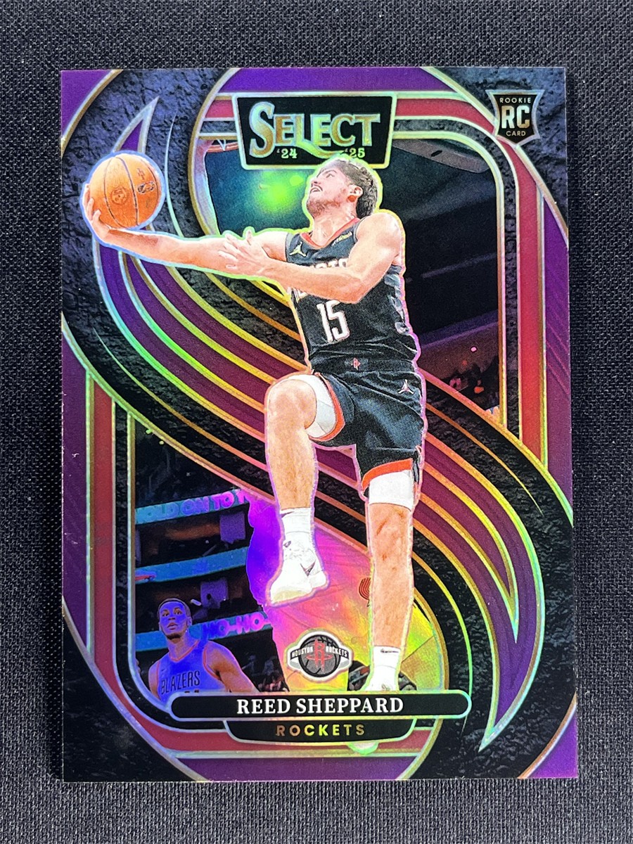2024-25 Panini Select Reed Sheppard #181 Premier Level White Wave Rookie RC /99