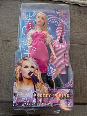 Jakks Pacific Taylor Swift Pretty in Pink Fashion Doll 11in 11pc Accessories