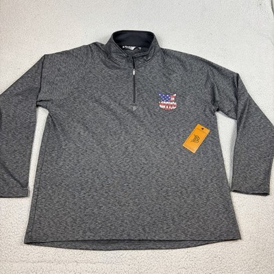 Branded Bills Steadicam Warriors 1/4 Zip Sweatshirt Mens XXL Black Film Crew
