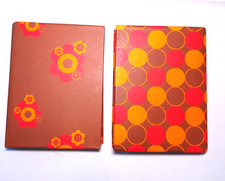 Mini photo album vintage themed set of two