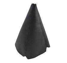 Universal Car Shift Knob Boot Dust Cover, Shift Boot Cover, Made of Pu Black