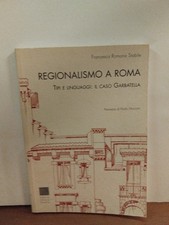 FRANCESCA ROMANA -REGIONALISMO A ROMA-DEDALO