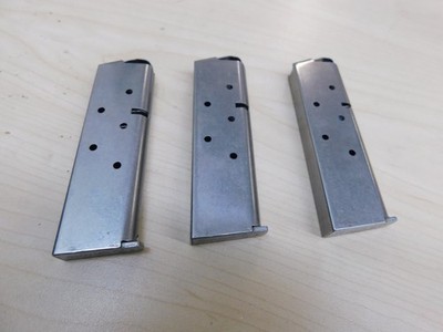 3 - NEW - 7rd Magazines for Colt Government .380acp - Metal Form   (S395-B)