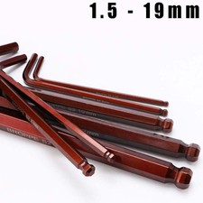 Alloy Steel Long Arm Allen Key Ball Point End...