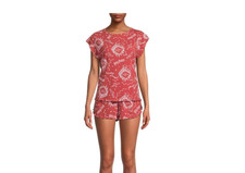 NEW Harry Potter Women's 2pc Top  Shorts Pajama Set Size L 12-14 