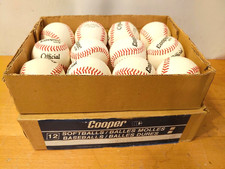 Lot 24 - Cooper 50TB - Official Little League Tee Ball Game Balls Youth, NOS New