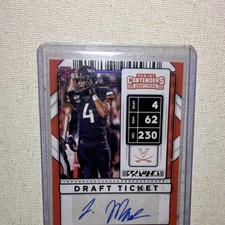 Panini 2020 Contenders Draft Picks Jordan Mack Rookie Autograph #307