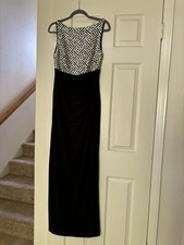 Women’s Ralph Lauren Long Sequin Evening Gown Dress 8 Small Long Floor Leng Nwot