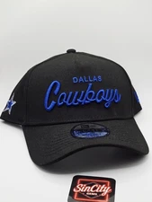 New Era Dallas Cowboys Script 9FORTY A-Frame Snapback Hat Cap