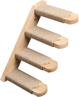 Katzenkletterwand Massivholz Wandliege Kratzbaum Bis 15 Kg Wandmontage