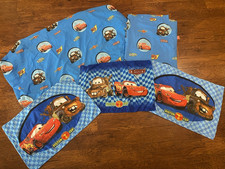 Disney Pixar Cars Lightning McQueen 5 Piece Full Double Size Bedding Sheet Set