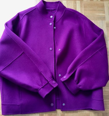 WEEKEND Max Mara, Jacke, 100% Wolle, Kastenjacke, Blouson, Gr. 44, NEU