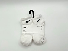Nike Unisex 6-Pack Lightweight Ankle Socks Color: white Size: one size