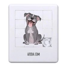 'Happy Pit Bull Terrier' Sliding Puzzle (PZ00035955)