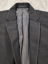 38R Men's Calvin Klein Tuxedo Jacket Black Wool Formal Sport Coat Slim Fit Tux