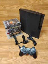 Playstation 3 PS3 Slim Console 160GB  13 Games 1 Controller Bundle Reformatted