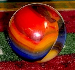 😎Vintage Vitro Agate “No Name” Marble Transparent Base 5colors Mint .62 🤯 #32